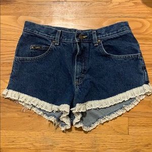 Lee Lace Trim Shorts